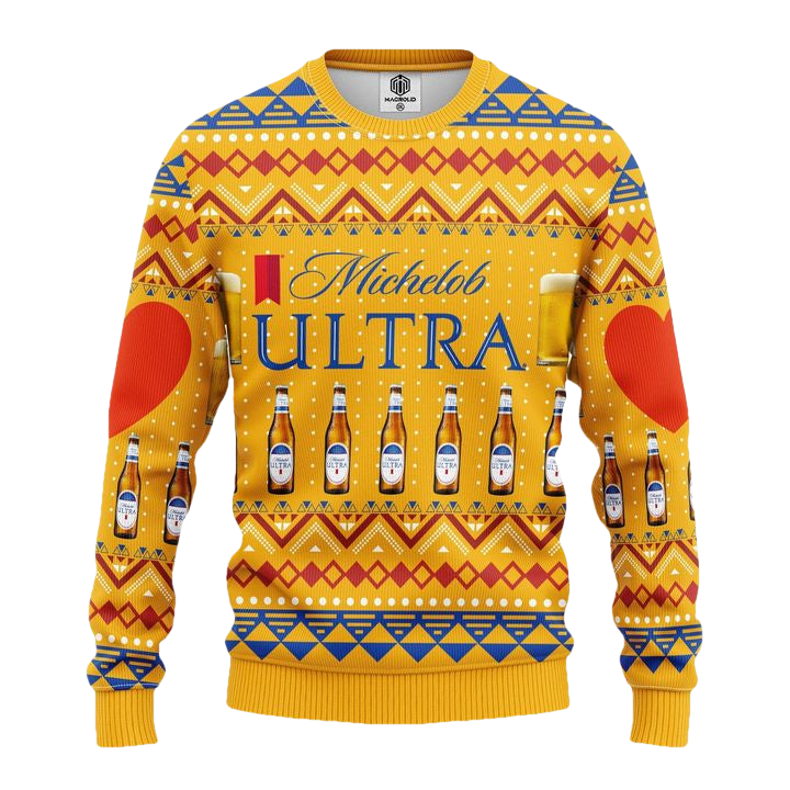 Michelob 3D Ugly Christmas Sweater Amazing Gift Idea Thanksgiving Gift ? Usalast