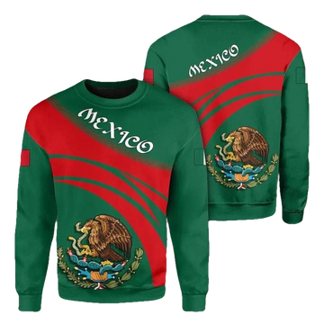 Mexico Coat Of Arms Sweater Cricket Style J5W ? Usalast