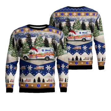 McCabe Ambulance Bayonne New Jersey Christmas AOP Sweater ? Usalast