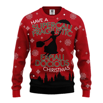 Mary Poppins Ugly Christmas Sweater Amazing Gift Idea Thanksgiving Gift ? Usalast