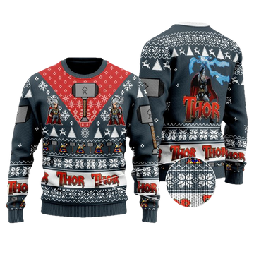 Marvel Comics Thor Odinson Christmas Sweater ? Usalast