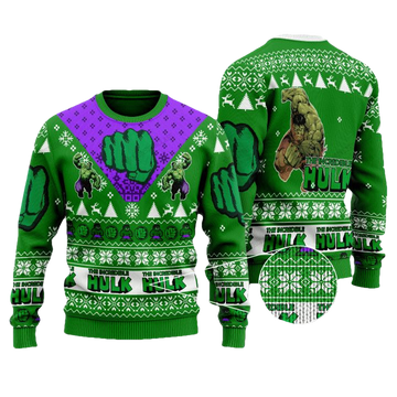 Marvel Comics The Incredible Hulk Christmas Sweater ? Usalast