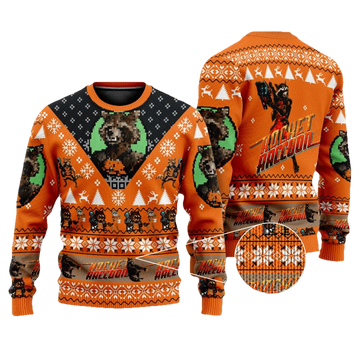 Marvel Comics Rocket Raccoon Christmas Sweater ? Usalast