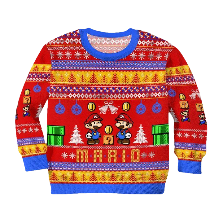 Mario Super Mario Christmas Sweater ? Usalast