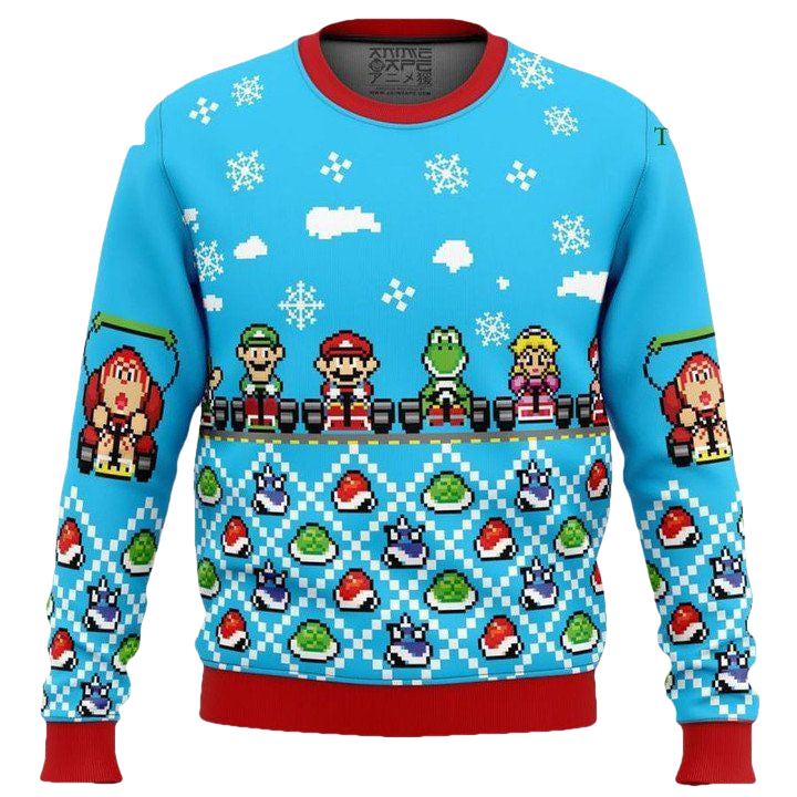 Mario Kart Ugly Christmas Sweater ? Usalast