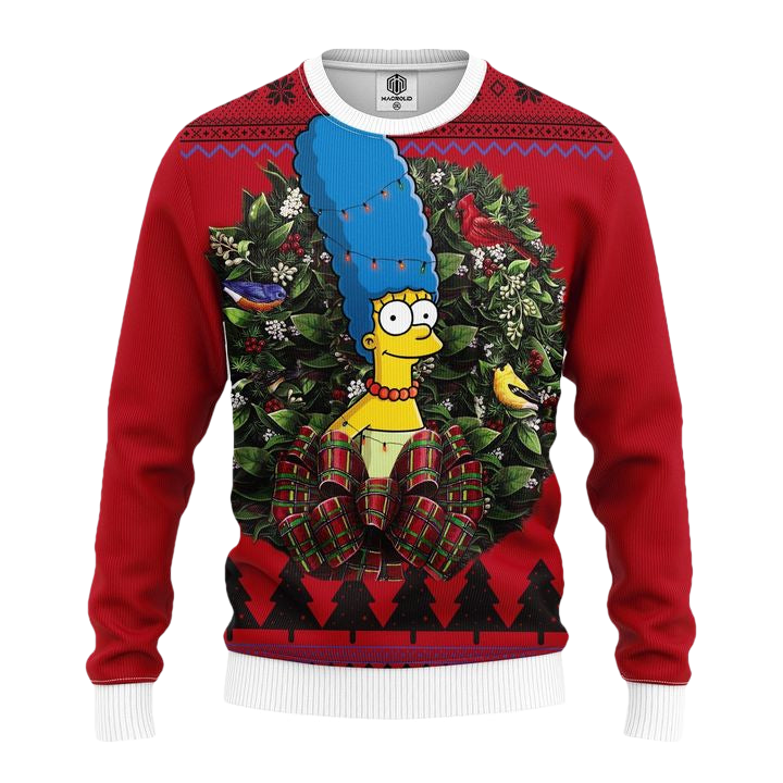 Marge Simpson The Simpsons Noel Mc Ugly Christmas Sweater Thanksgiving Gift ? Usalast