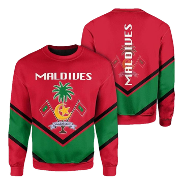 Maldives Coat Of Arms Sweater Lucian Style J5W ? Usalast