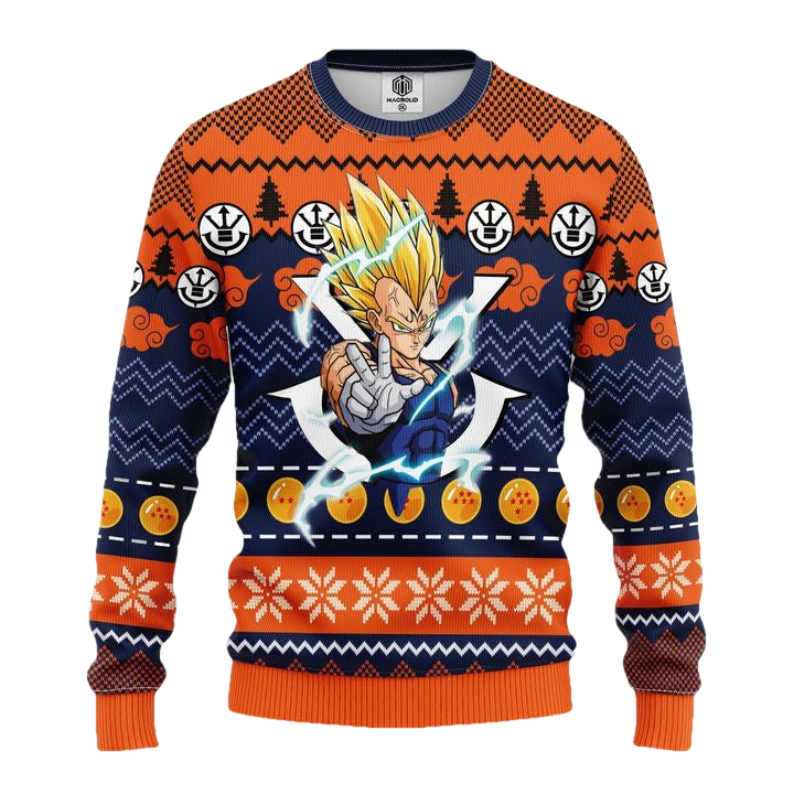 Majin Vegeta Dragon Ball Ugly Christmas Sweater Amazing Gift Idea Thanksgiving Gift ? Usalast
