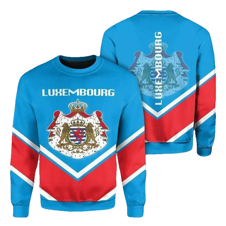 Luxembourg Coat Of Arms Sweater Lucian Style J5W ? Usalast