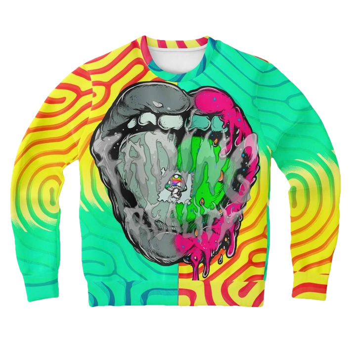 Lsd Vision Holographic Psychedelic 3d Ugly Christmas Sweater ? Usalast