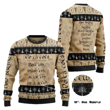 Lord Of The Ring Po Ta Toes Ugly Sweater ? Usalast