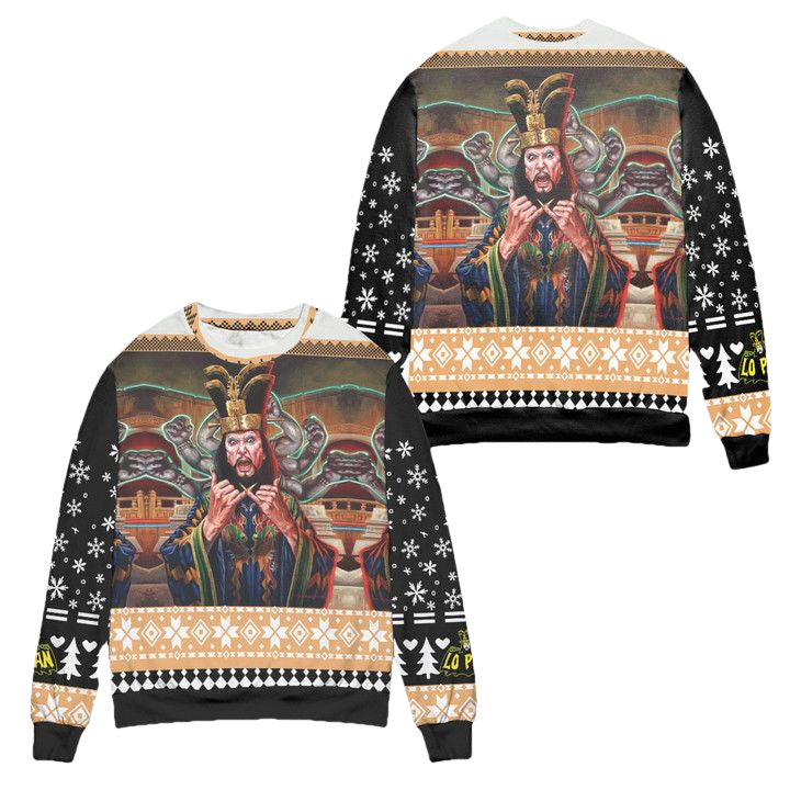 Lo Pan Big Trouble In Little China Ugly Christmas Sweater ? Usalast