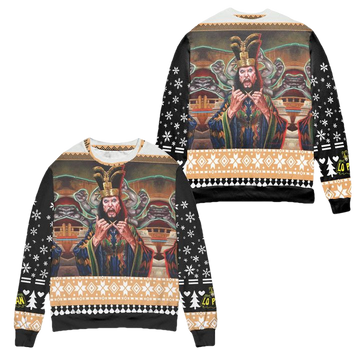 Lo Pan Big Trouble In Little China Ugly Christmas Sweater ? Usalast