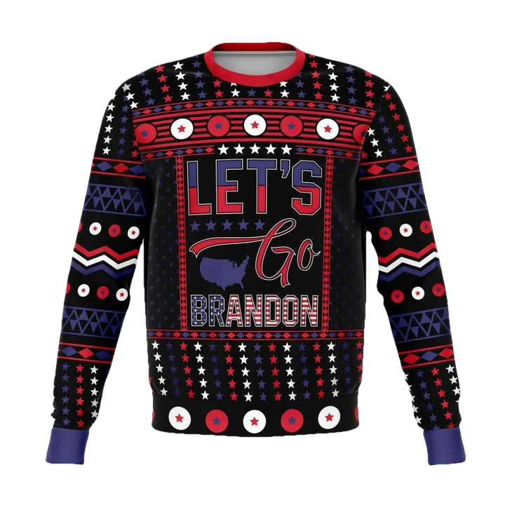 Lets Go Brandon For For Meme 3d Ugly Christmas Sweater ? Usalast