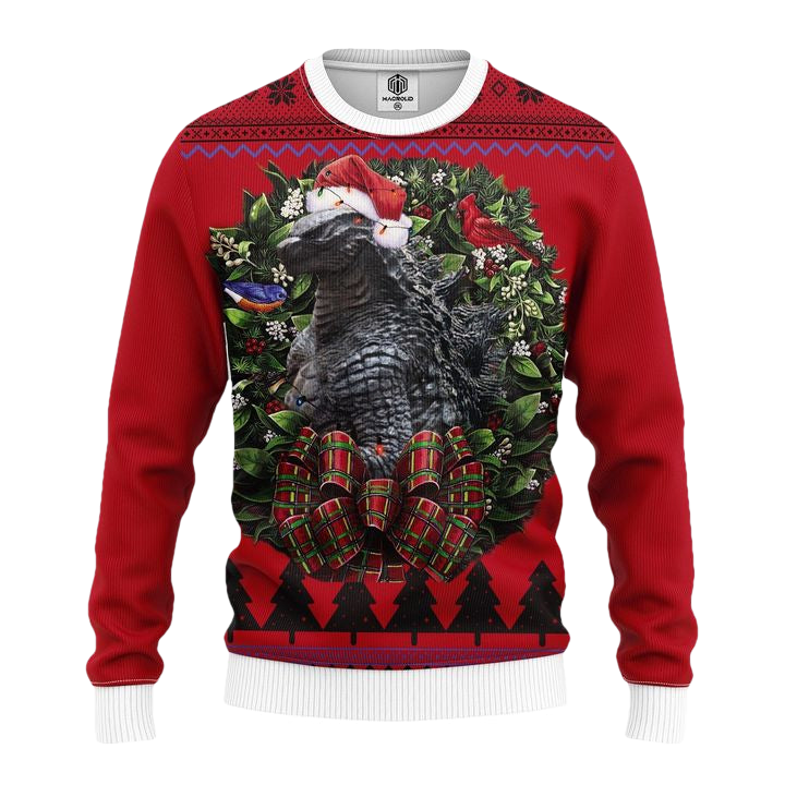 Legendary Godzilla Noel Mc Ugly Christmas Sweater Thanksgiving Gift ? Usalast