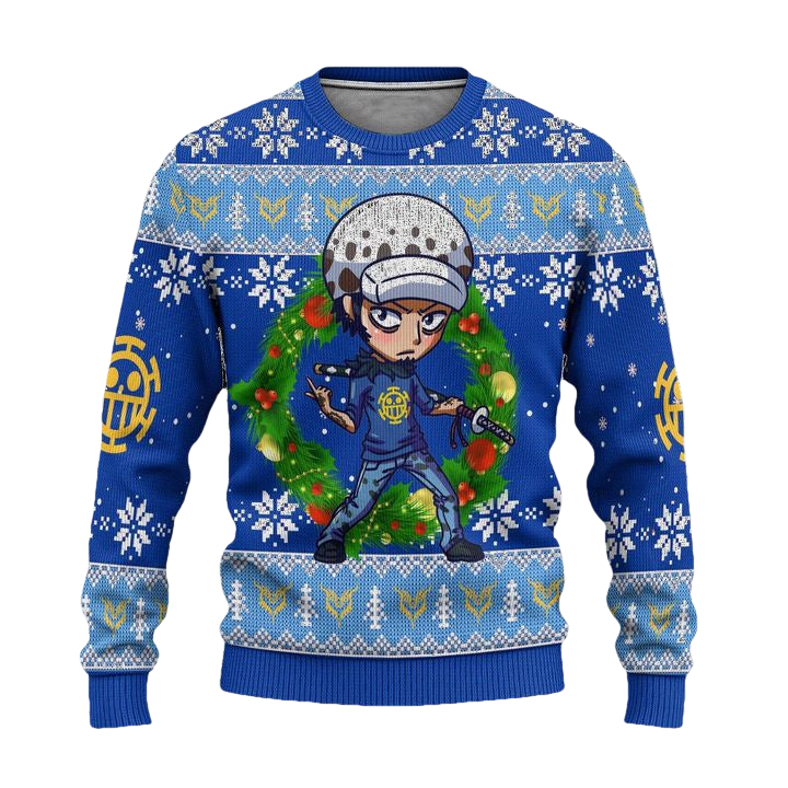 Law One Piece Anime Ugly Christmas Sweater Xmas Gift ? Usalast