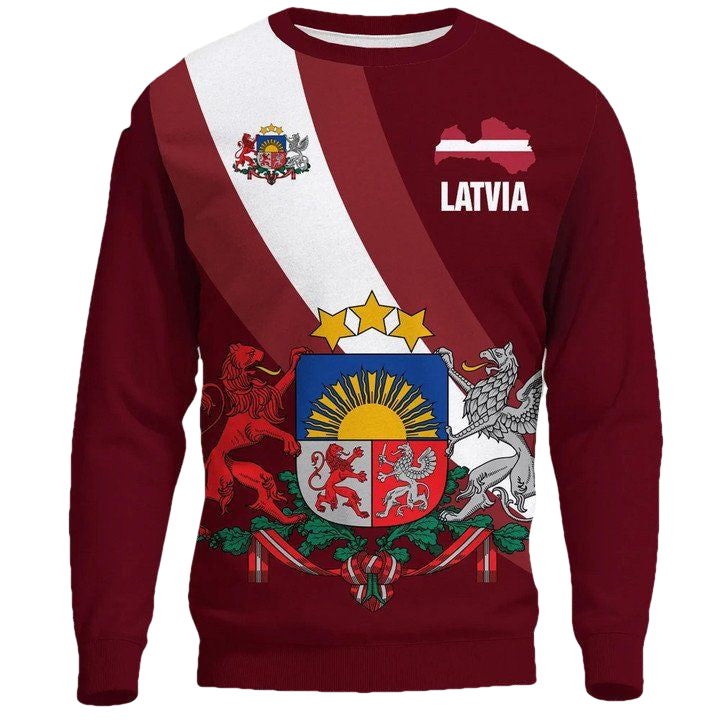 Latvia Special Flag Sweater A7 ? Usalast