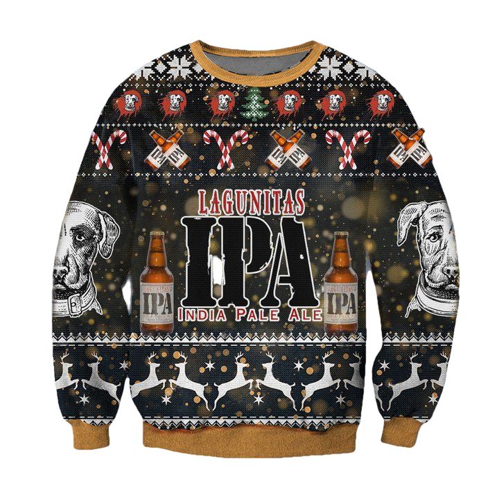 Lagunitas IPA Beer Ugly Christmas Sweater 2022 ? Usalast