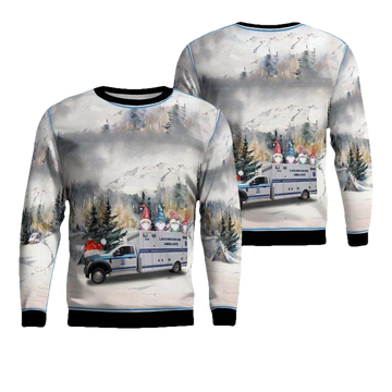 Lackawaxen EMS Lackawaxen Pennsylvania Christmas AOP Sweater ? PL91 ? Usalast