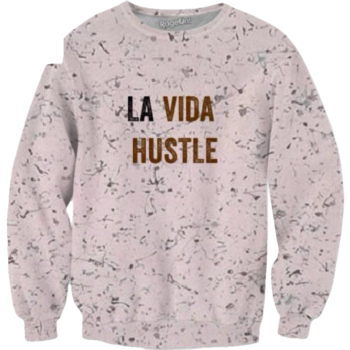 La Vida Hustle Cookies Cream Sweater ? Usalast