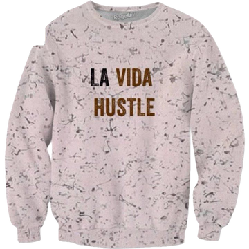 La Vida Hustle Cookies Cream Sweater ? Usalast
