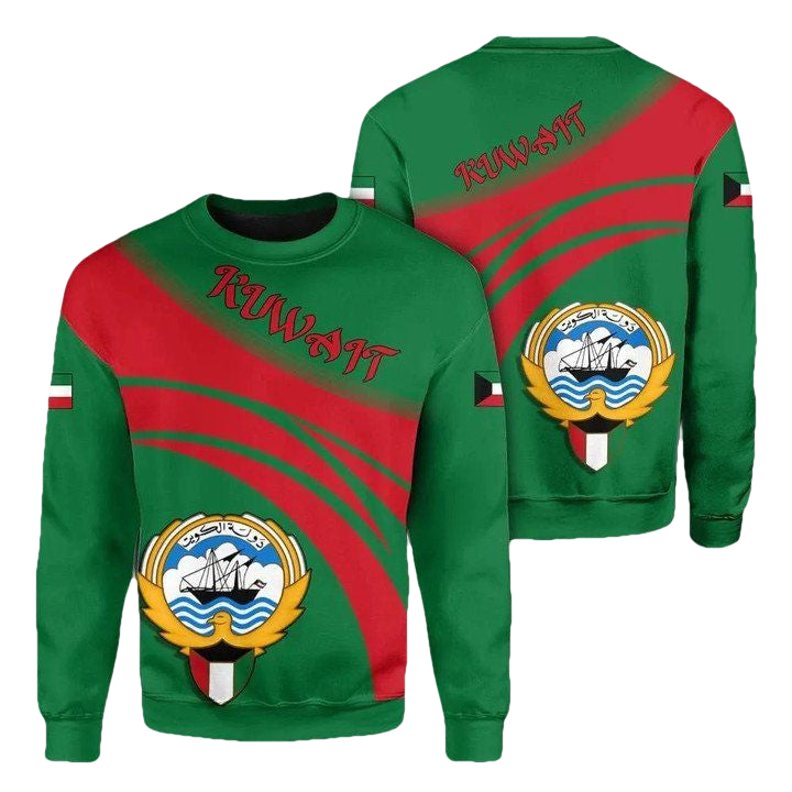 Kuwait Coat Of Arms Sweater Cricket Style J5W ? Usalast