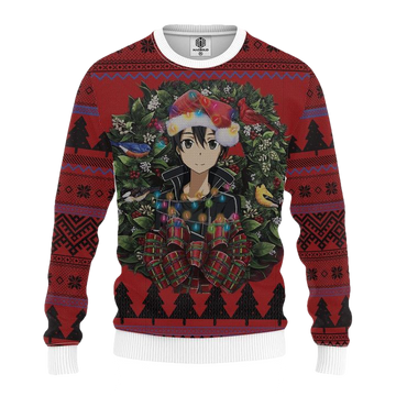 Kirito Sword Art Online Mc Ugly Christmas Sweater Thanksgiving Gift ? Usalast