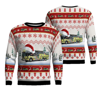 Kentucky Pleasure Ridge Park Fire Protection District Christmas Sweater 3D ? Usalast