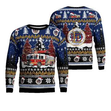 Kentucky Elizabethtown Engine 2034 Christmas AOP Sweater ? Usalast