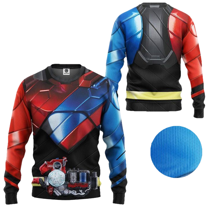 Kamen Rider Build Rabbit Tank Ugly Christmas Sweater ? Usalast