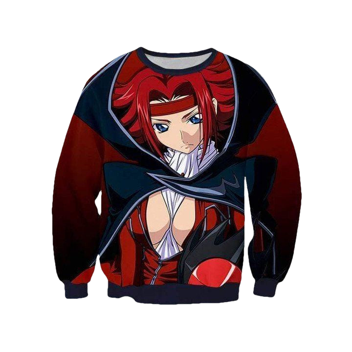 Kallen Stadfeld Dress Sweater ? Code Geass 3D Printed Sweater Sh9741 ? Usalast