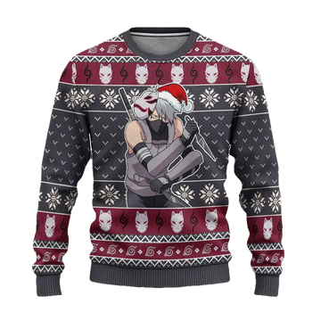 Kakashi Anbu Ugly Christmas Sweater Naruto Anime Xmas Gift ? Usalast