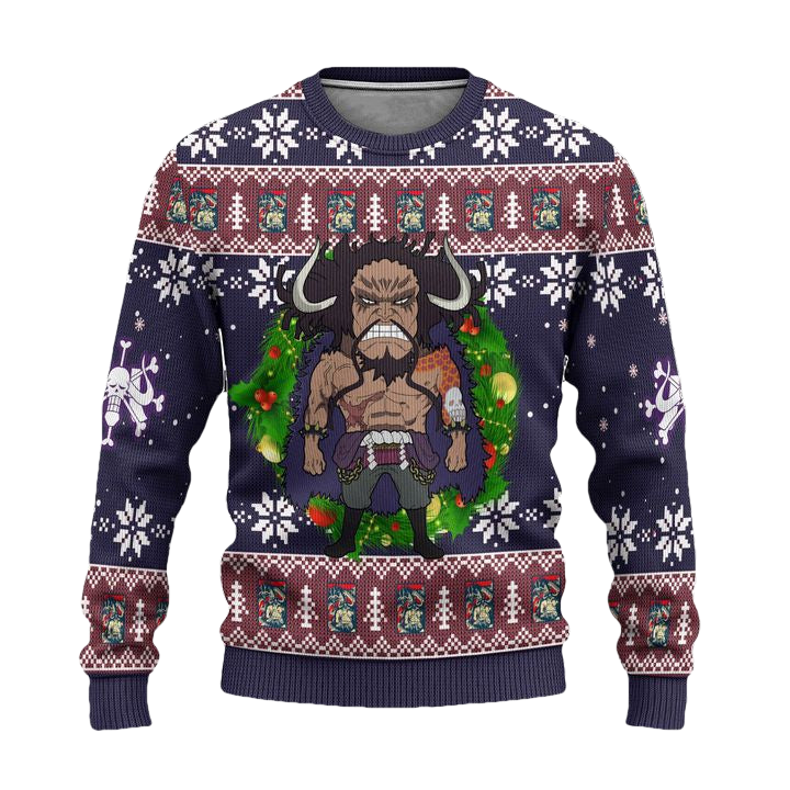 Kaido One Piece Anime Ugly Christmas Sweater Xmas Gift ? Usalast