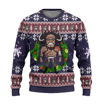 Kaido One Piece Anime Ugly Christmas Sweater Xmas Gift ? Usalast