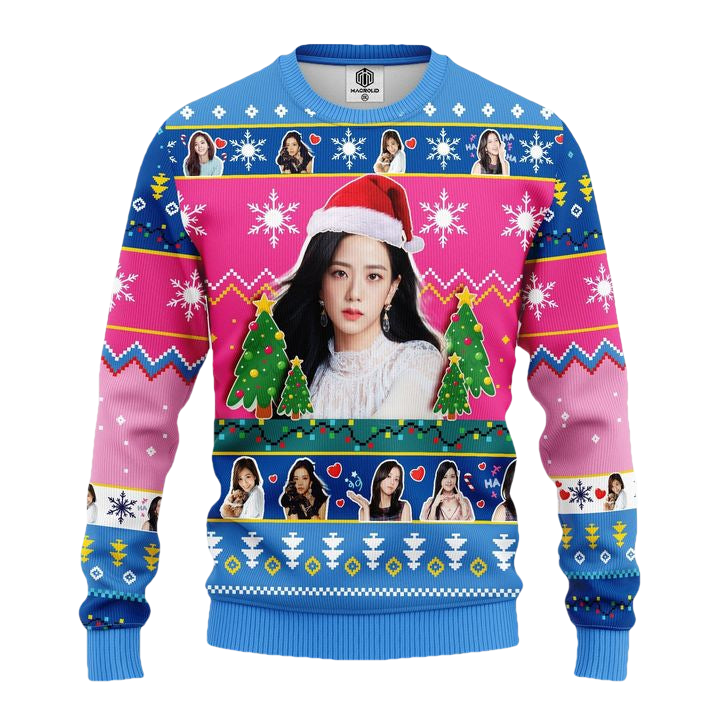 Jisoo Black Pink Ugly Christmas Sweater Amazing Gift Idea Thanksgiving Gift ? Usalast