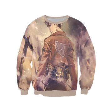 Jean Kirschtein Brown Sweater ? Attack On Titan 3D Printed Sweater ? Usalast