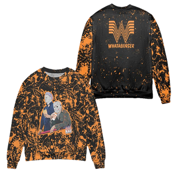 Jason Voorhees And Whataburger Ugly Christmas Sweater ? Usalast