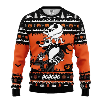 Jack And Zero Nightmare Ugly Christmas Sweater Amazing Gift Idea Thanksgiving Gift ? Usalast