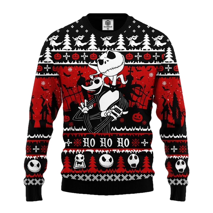 Jack And Zero Nightmare Before Xmas Ugly Christmas Sweater Amazing Gift Idea Thanksgiving Gift ? Usalast