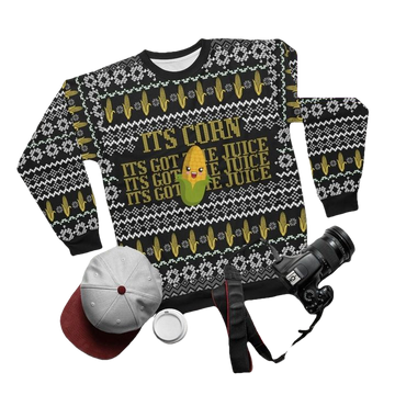 Its Corn Funny Thanksgiving Day Fall 3d Ugly Christmas Sweater ? Usalast