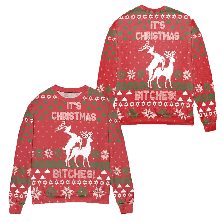 Its Christmas Bitches Ugly Christmas Sweater ? Usalast