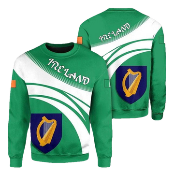 Ireland Coat Of Arms Sweater Cricket Style J5W ? Usalast