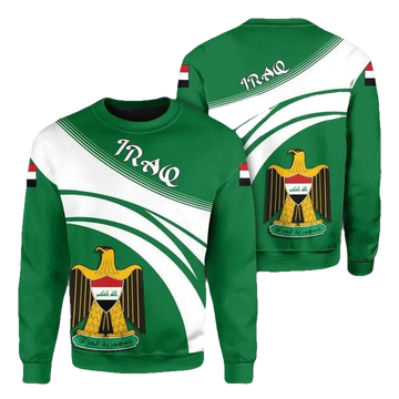 Iraq Coat Of Arms Sweater Cricket Style J5W ? Usalast