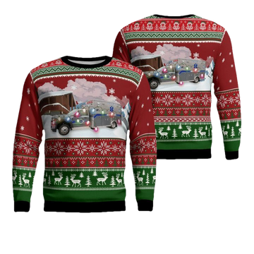 Iowa West Des Moines Emergency Medical Services AOP Sweater ? Usalast