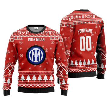 Inter Milan Personalized Ugly Christmas Sweater Red Version ? Usalast
