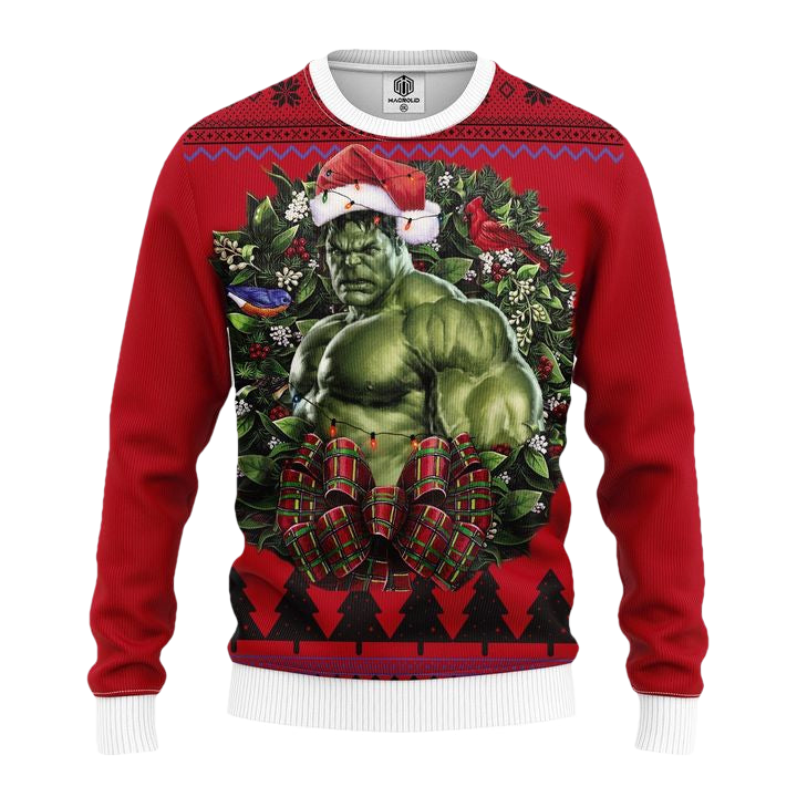 Incredible Hulk Noel Mc Ugly Christmas Sweater Thanksgiving Gift ? Usalast