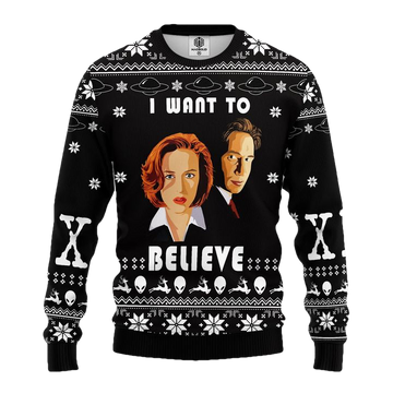 I Want To Believe Ugly Christmas Sweater Amazing Gift Idea Thanksgiving Gift ? Usalast