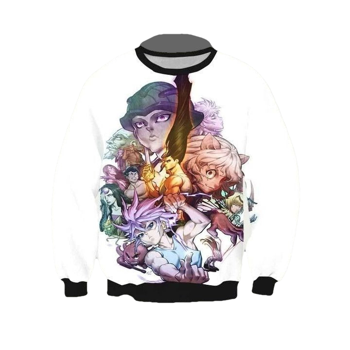 Hxh All Characters Sweater ? Hunter X Hunter 3D Printed Sweater ? Usalast