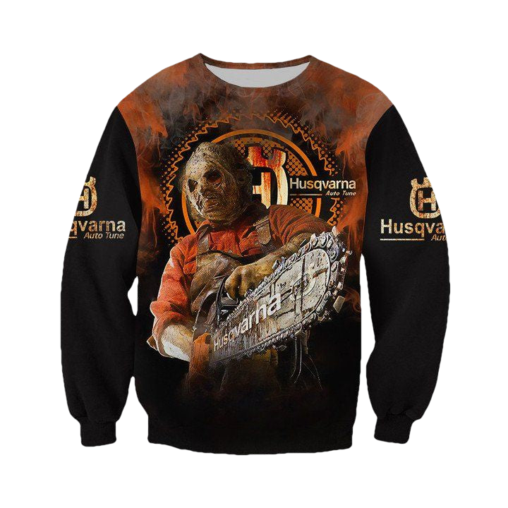 Husqvarna Chainsaw Horror Leatherface Halloween 3D Sweater ? Usalast