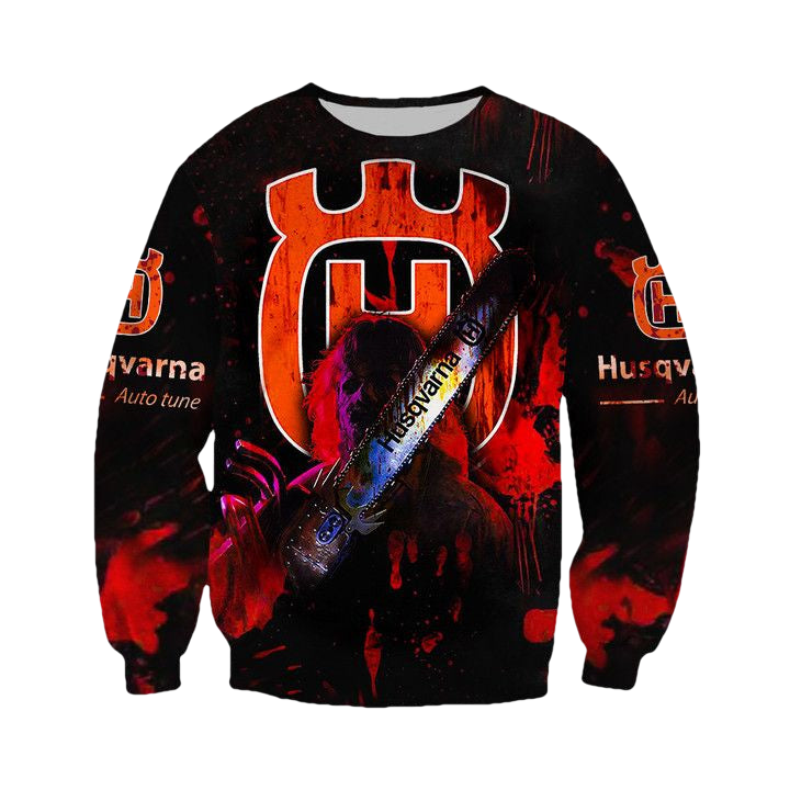 Husqvarna Chainsaw Horror Halloween 3D Sweater ? Usalast